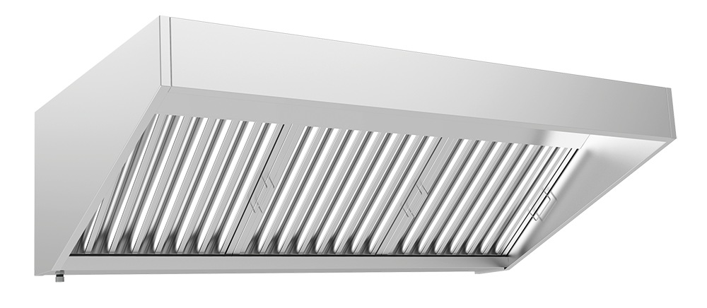 Campana extractora mural de acero inoxidable