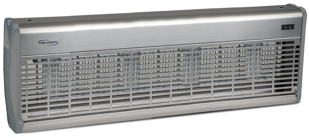 Exterminador d'insectes *inox mitjançant graella elèctrica 240 m² sèrie UK-240 LED (substitueix al 485848)