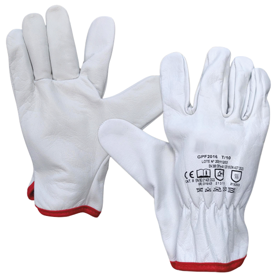 Guante de piel industrial