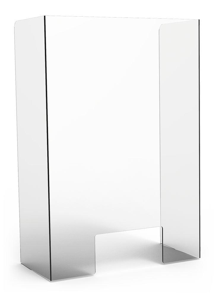 Mampara de protección de sobremesa