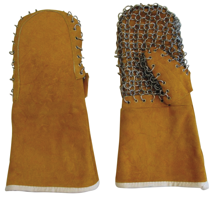 Manopla anticalórica de serraje ignífugo hasta 500º (par), talla única