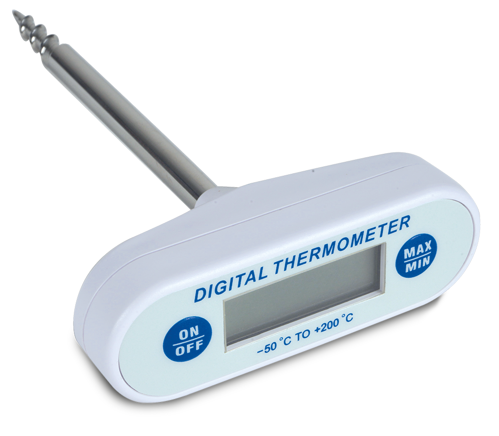 Termómetro con sonda para atornillar