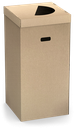 Papelera de cartón para eventos 128 L