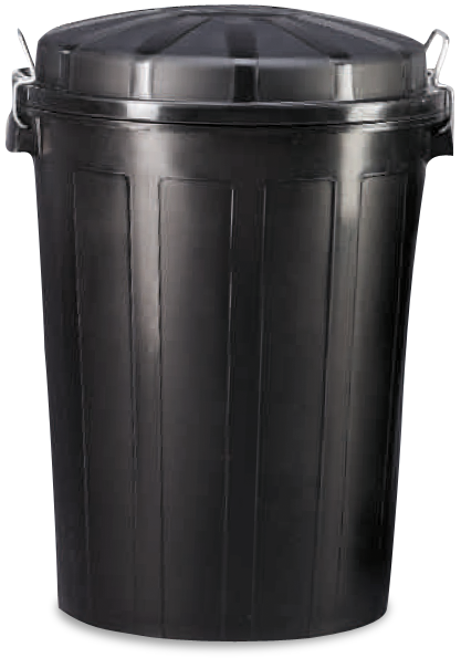 Contenidor de desaprofitaments de plàstic amb tapa