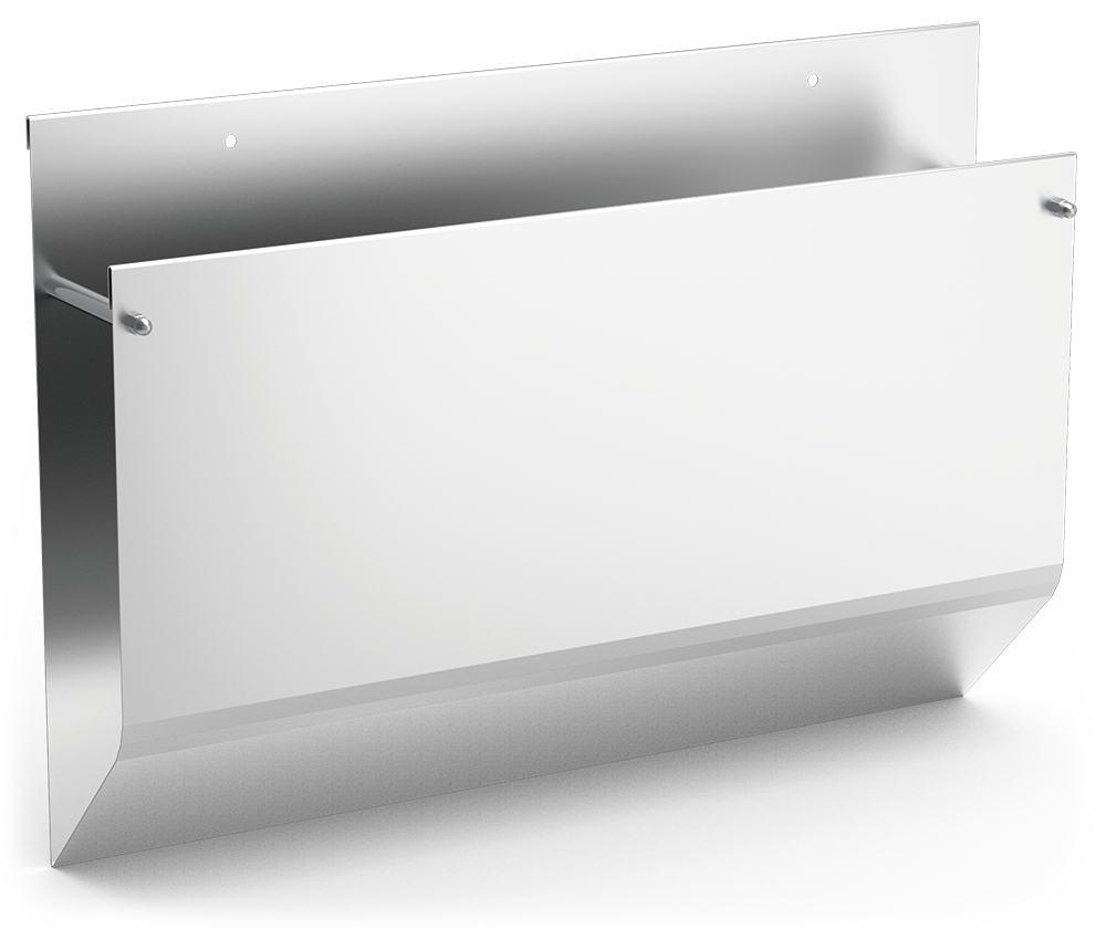 Dispensador *inox mural de paper alimentari