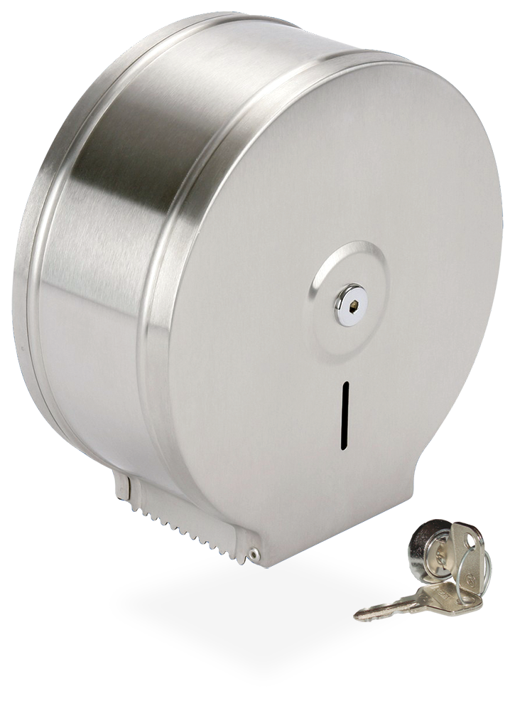 Dispensador *inox de rotllos de paper higiènic