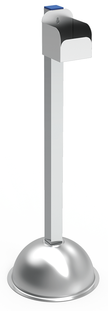 Columna per a ampolla de gel hidroalcohòlic especial per a nens