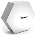 Dispensador inox hexagonal de papel higiénico