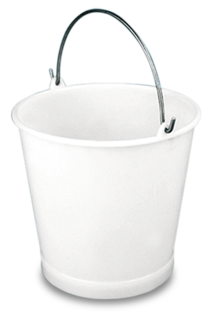 Cubo industrial asa de acero inox