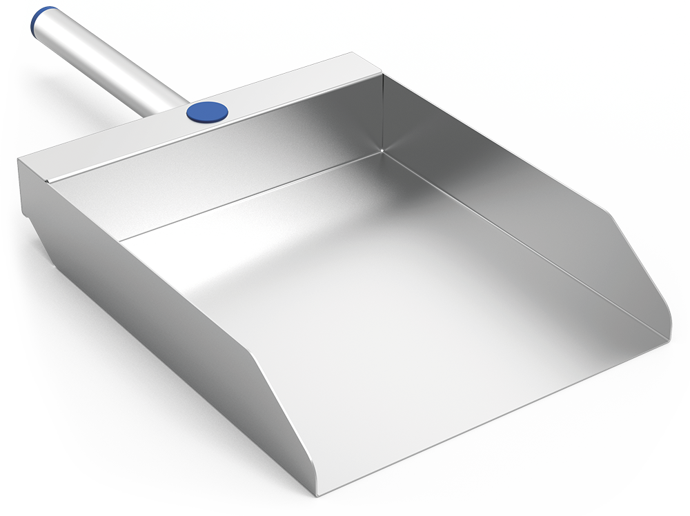 Recogedor de mano inox