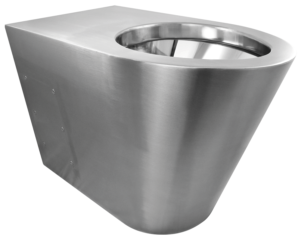 WC inox salida vertical