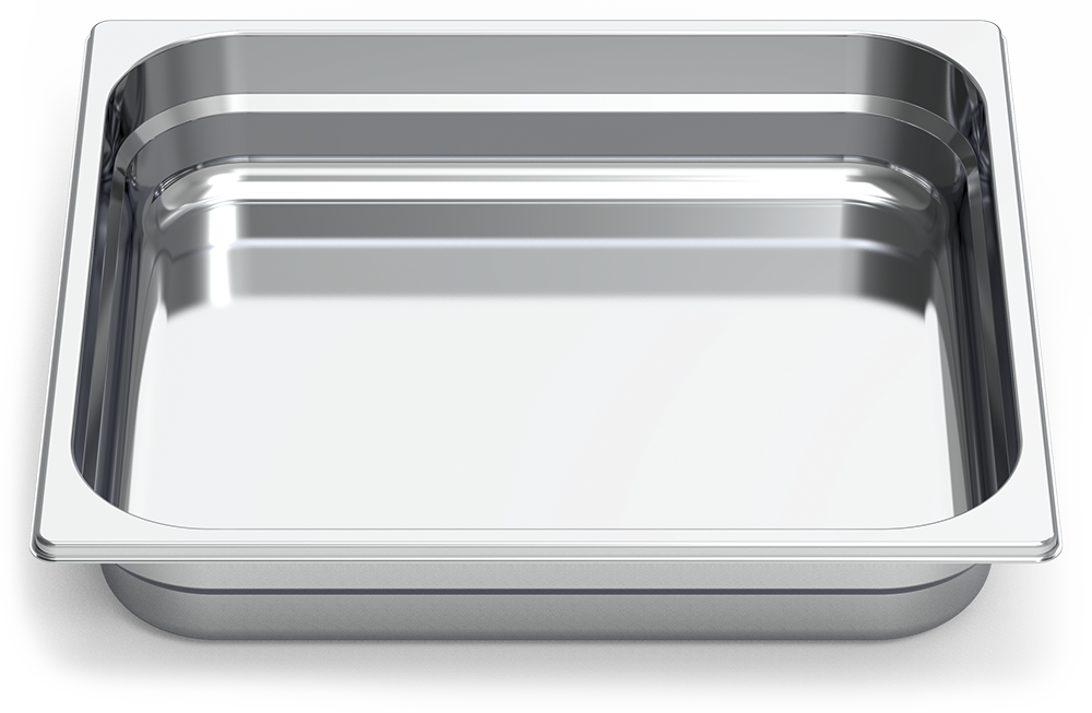 Cubeta *gastronorm *inox 2/3 (*354x325 mm)