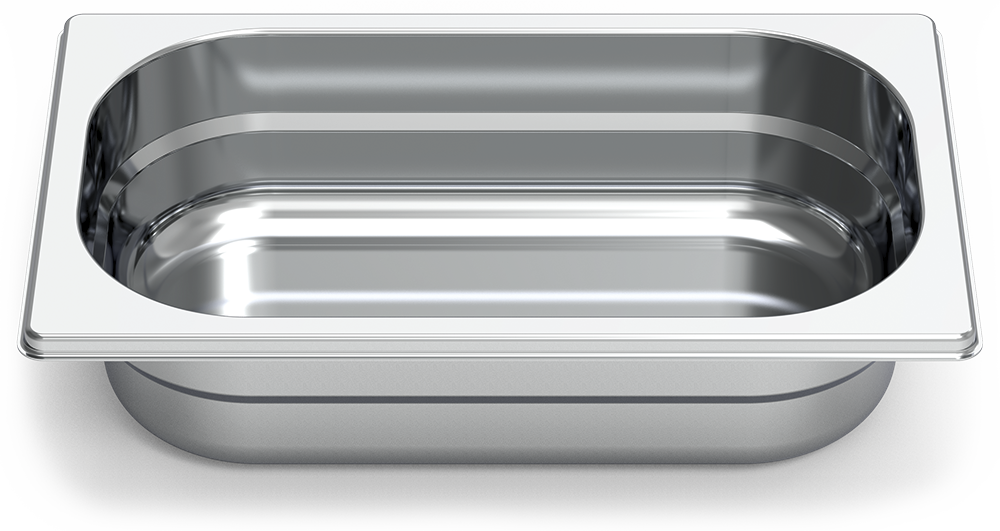 Cubeta *gastronorm *inox 1/4 (*265x162 mm)