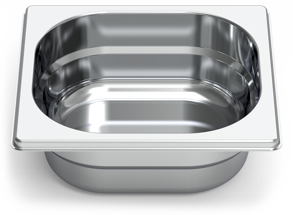 Cubeta gastronorm inox 1/6 (176x162 mm)