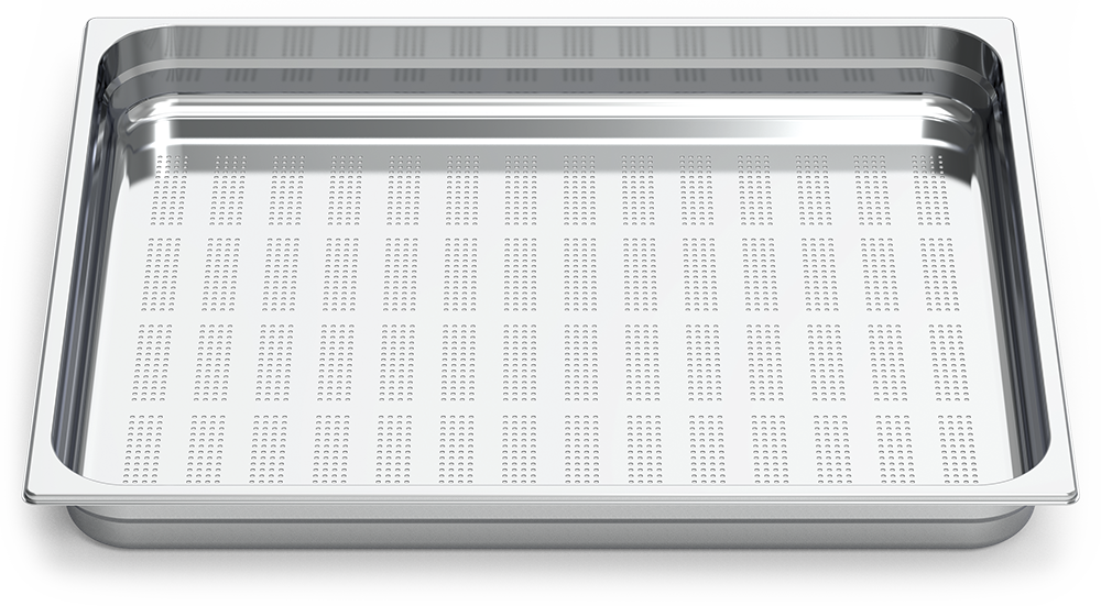 Cubeta gastronorm perforada inox 2/1 (650x530 mm)