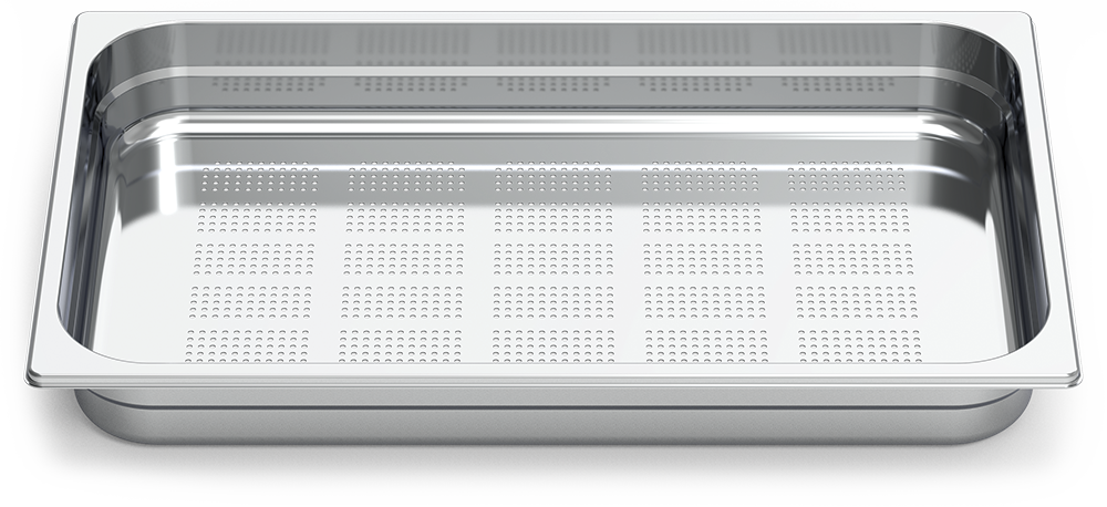 Cubeta *gastronorm perforada *inox 1/1 (*530x325 mm)
