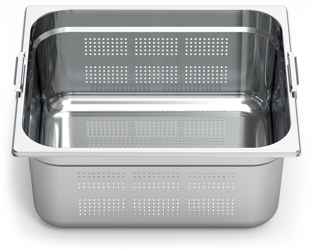 Cubeta *gastronorm perforada *inox 2/3 (*354x325 mm)