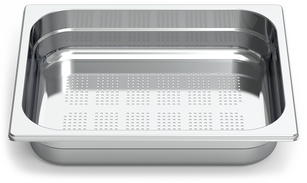 Cubeta *gastronorm perforada *inox 1/2 (*325x265 mm)