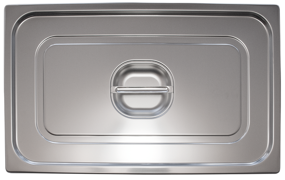 Tapa inox para cubeta Gastronorm 1/1