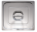 Tapa inox para cubeta Gastronorm 2/3