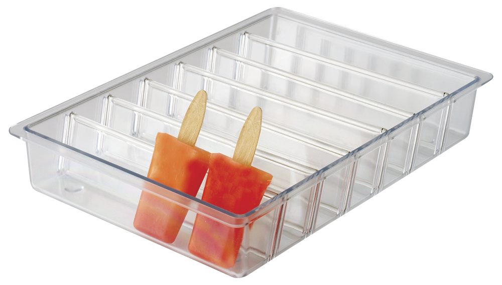 Bandeja de exposición para helados polos