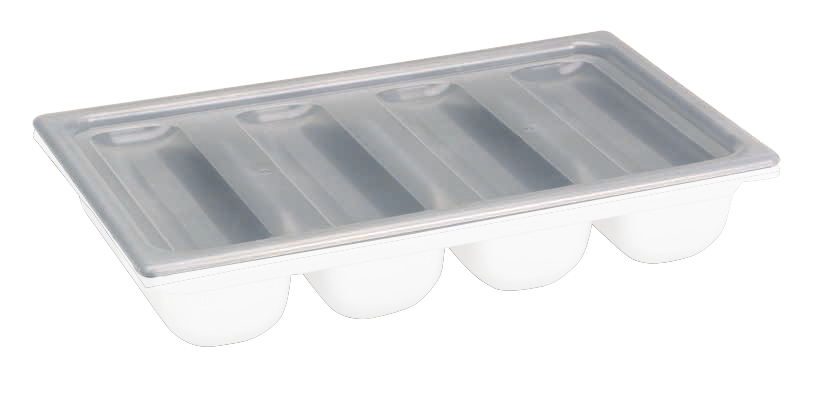 Tapa para cubertero plástico gris GN 1/1