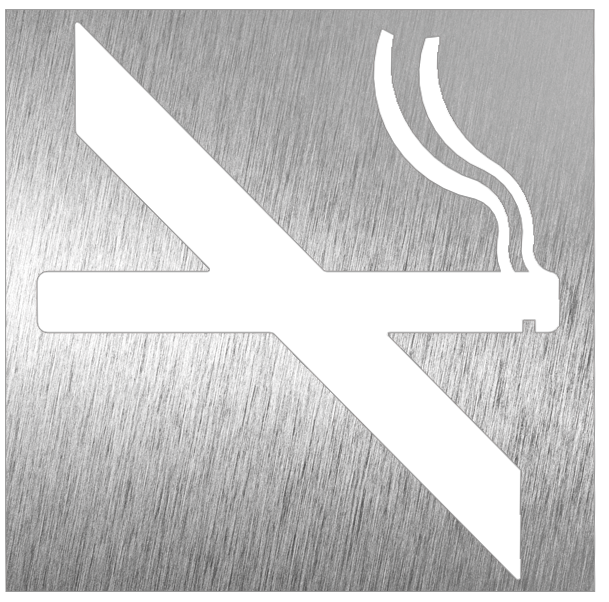 Pictograma inox - Prohibido fumar