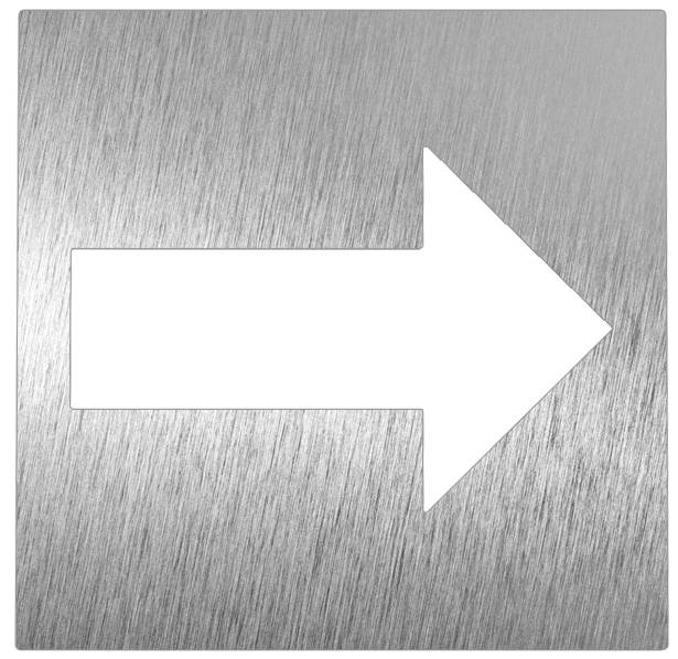 Pictograma inox - Flecha