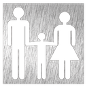 Pictograma *inox - Lavabo familiar