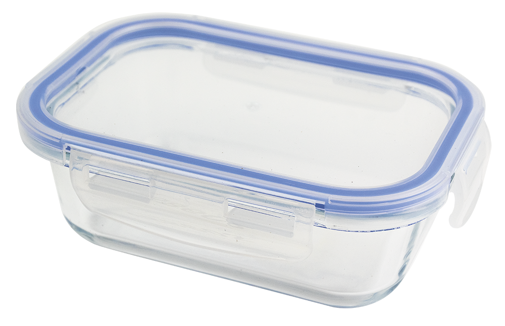 Carmanyola de cristall amb tapa hermètica