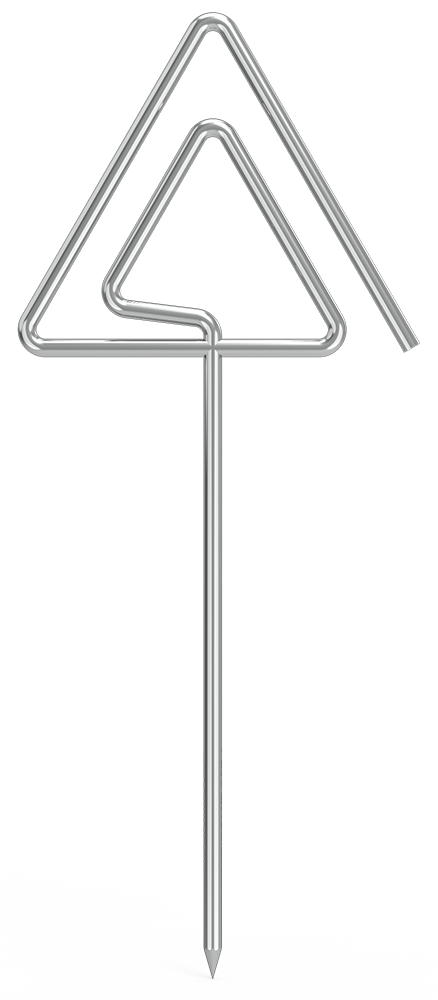 *Portaprecios en vareta *inox amb punxo