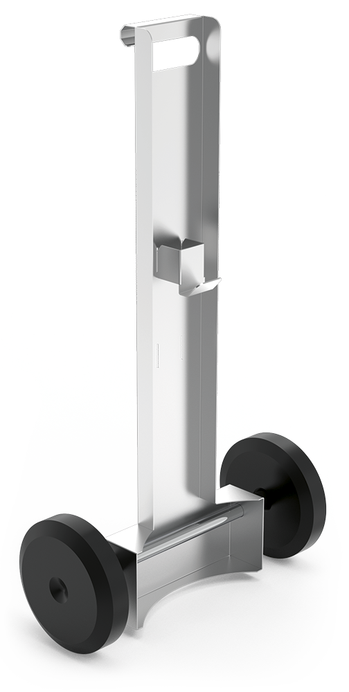 Carro porta barriles de cerveza en acero inoxidable