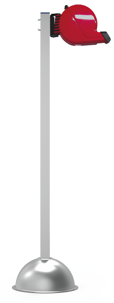 Columna inoxidable amb dispensador "El seu torn"