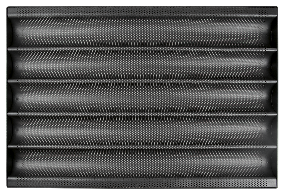 Safata de forn acanalat en alumini *600x400 mm.