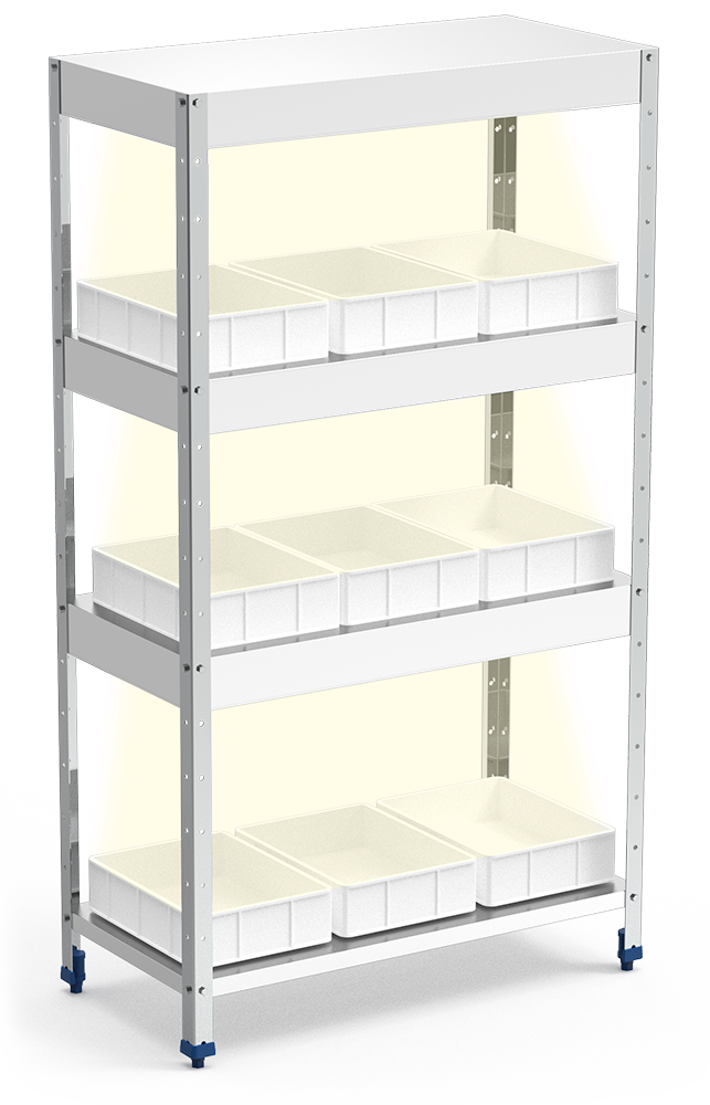 Prestatgeria per a hort d'interior