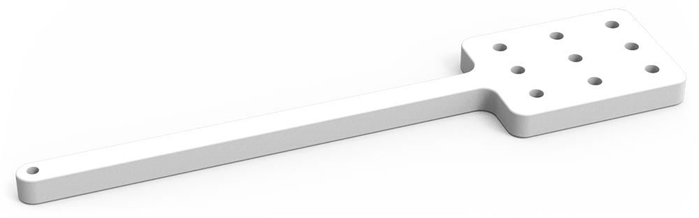 Rem de fibra perforat