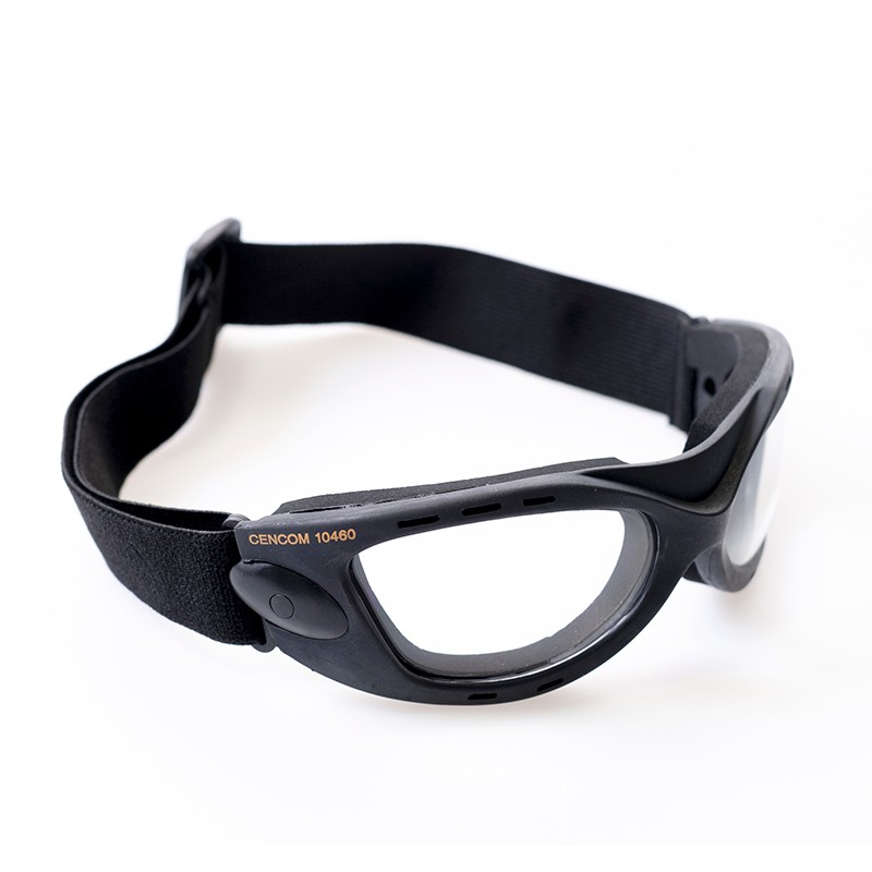 CENCOM, gafa estilo aviador ventilada, ocular claro 1F