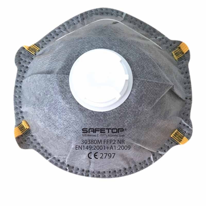 FFP2 NR SERIE EMÉ, mascarilla con carbón activo y válvula