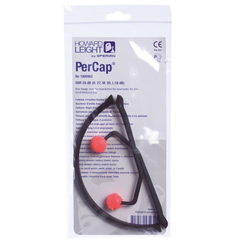 Percap, Protector Auditivo Tipo Diadema Plegable Snr 24 Db