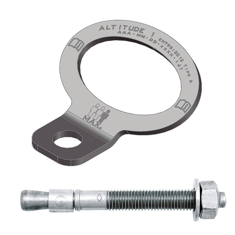 Placa para 3 operarios con tornillo 16 mm, con tornillo