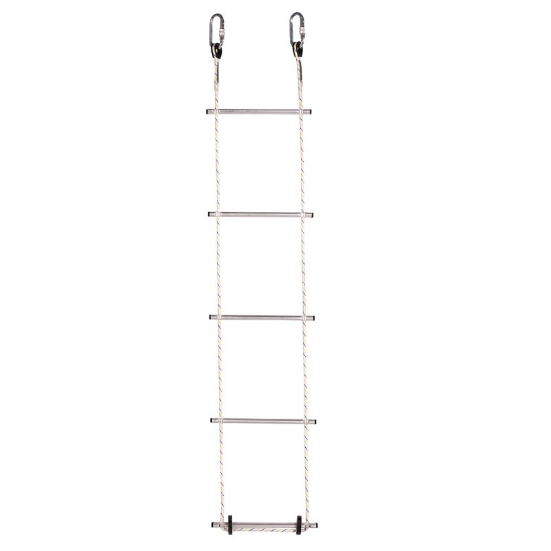 ESCALERA, enrollable de cuerda de 11 m y 37 peldaños