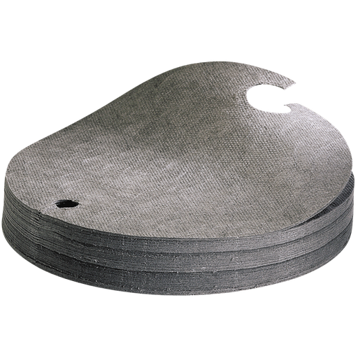 [UMA4861D] Lote De 25 Alfombras Absorbentes Universales Para La Parte Superior De Bidones De Ø56 Cm.