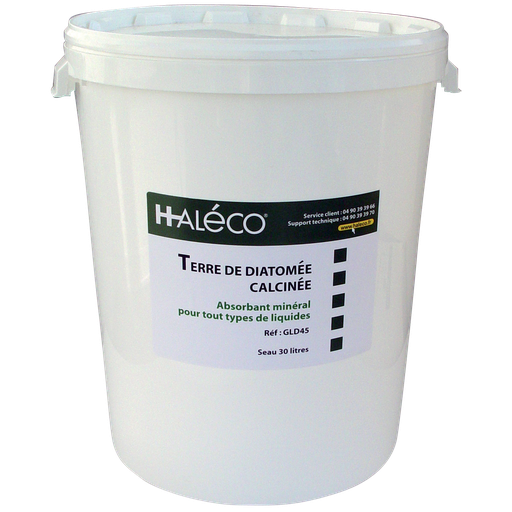 [GLD45] Cubo De 15 Kg De Tierra De Diatomeas Calcinadas Absorbente Universal.