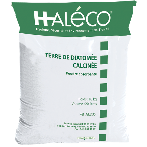 [GLD35] Saco De 10 Kg De Tierra De Diatomeas Calcinadas Absorbente Universal.