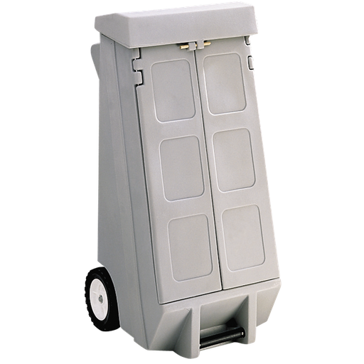 [UKT0100AG] Kit Absorbente Universal De 100 Litros En Armario Móvil Gris.