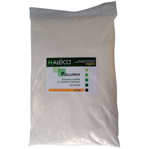 [GLP284] Polvo Absorbente Gelificante Para Soluciones Acuosas En Saco De 9 Kg.