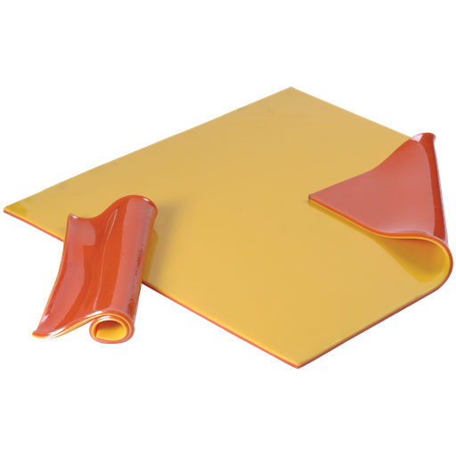 [001.670.38] PLACA DE OBTURACIÓN DE DOBLE CAPA DE POLIURETANO DE 46 X 46 CM.