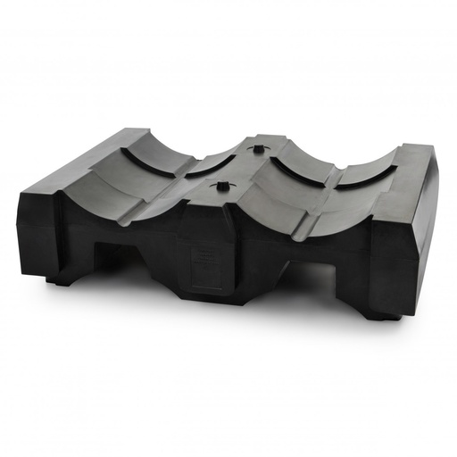 [035.112.10] Soporte De Polietileno Para 2 Bidones Acostados.