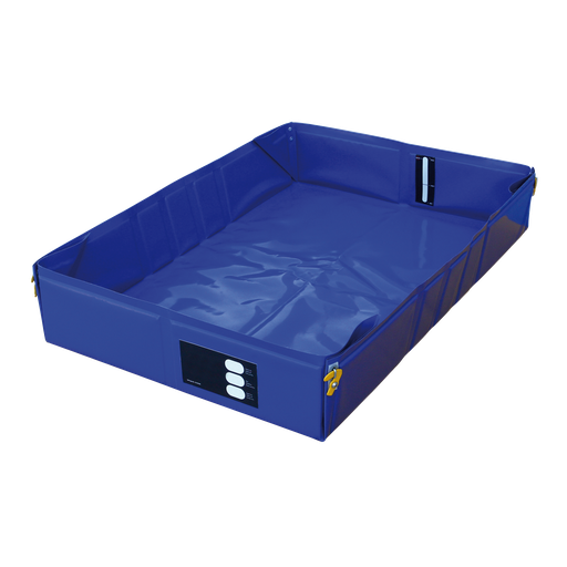 [074.283.84] Cubeto Flexible De Dimensiones De Palet De 210L Con Soportes Plegables.