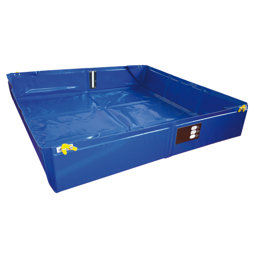 [074.283.92] CUBETO FLEXIBLE DE DIMENSIONES DE PALET DE 300L CON SOPORTES PLEGABLES.